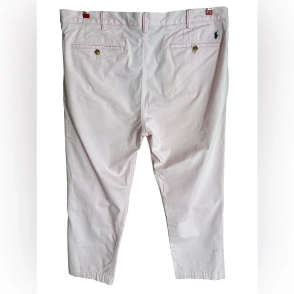Polo Ralph Lauren Pastel Pink Preppy Chinos 38/32 - Picture 4 of 5